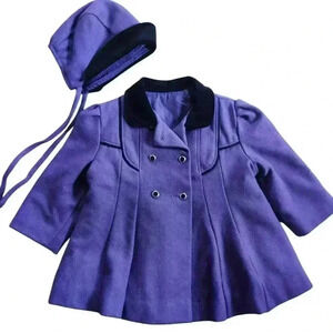 Vintage F.W. Fischer Wool Blend Double Breasted Peacoat Ellerie Fashions USA